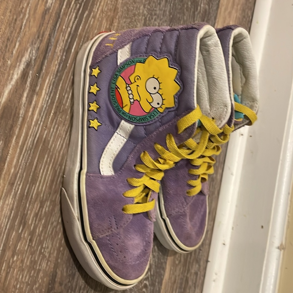 Vans The Simpsons Lisa For President Hi Top Sk8 Sneakers 4 men/ 5.5 women